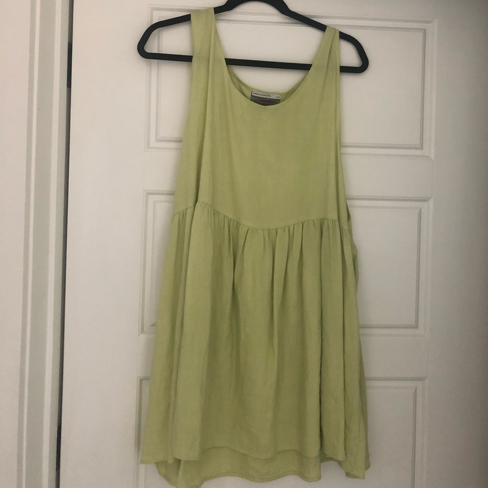 Lime green summer dress